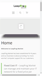 Mobile Screenshot of leapfrogmarket.com.au