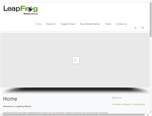Tablet Screenshot of leapfrogmarket.com.au